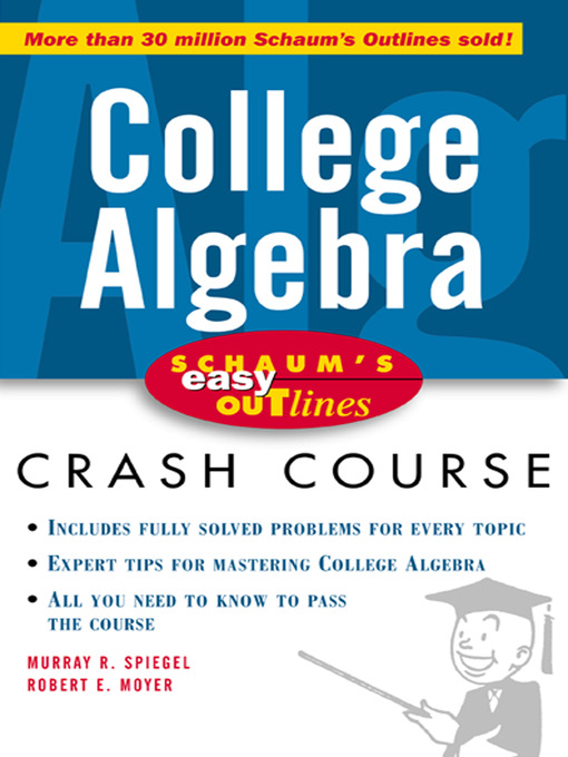 Title details for College Algebra by Murray Spiegel - Wait list